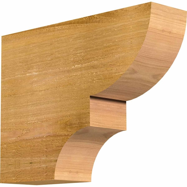 Ekena Millwork Ridgewood Rough Sawn Rafter Tail, Western Red Cedar, 4"W x 12"H x 16"L RFT04X12X16RID00RWR - main